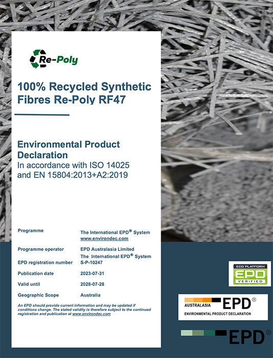 Environmental Product Declaration - Re-Poly by Danbar Plastics Fibre Division